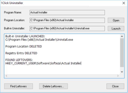 1Click Uninstaller下载,程序卸载,卸载清理